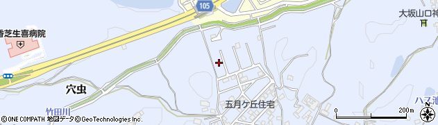 奈良県香芝市穴虫1857-47周辺の地図