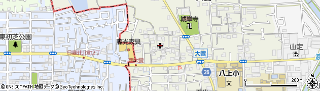 大阪府堺市美原区大饗340周辺の地図
