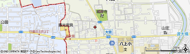 大阪府堺市美原区大饗328周辺の地図