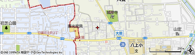 大阪府堺市美原区大饗335周辺の地図