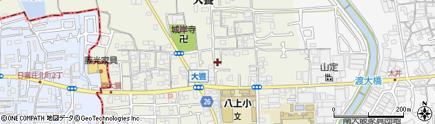 大阪府堺市美原区大饗177周辺の地図