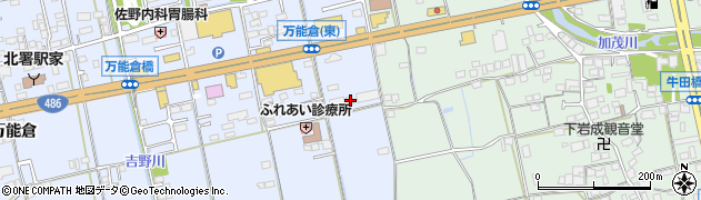 広島県福山市駅家町万能倉65周辺の地図