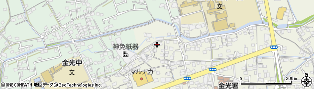 岡山県浅口市金光町占見新田583周辺の地図