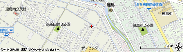 岡山県倉敷市連島町鶴新田1045周辺の地図