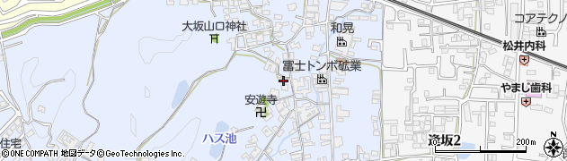 奈良県香芝市穴虫1085周辺の地図
