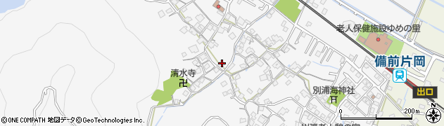 岡山県岡山市南区川張609周辺の地図