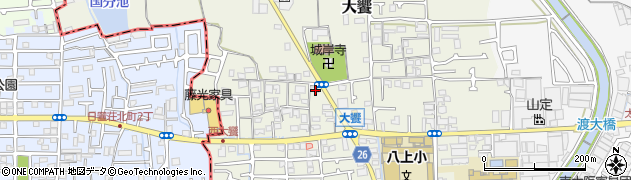 大阪府堺市美原区大饗157周辺の地図