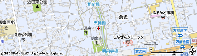 広島県福山市駅家町倉光692周辺の地図