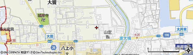 大阪府堺市美原区大饗84周辺の地図