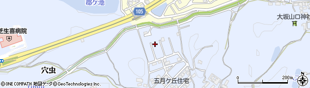 奈良県香芝市穴虫1857-39周辺の地図