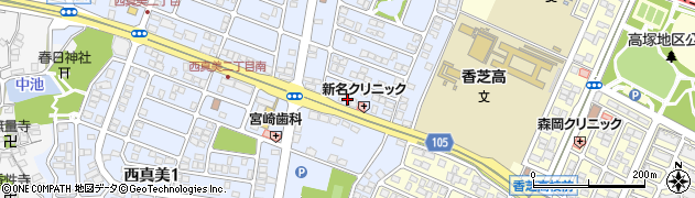 藤井住宅設備株式会社　真美ヶ丘営業所周辺の地図