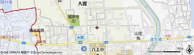 大阪府堺市美原区大饗185-甲周辺の地図