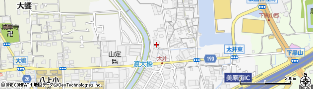 大阪府堺市美原区太井272周辺の地図