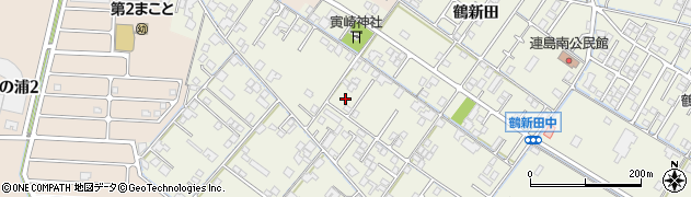 岡山県倉敷市連島町鶴新田855周辺の地図