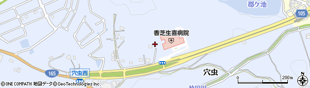 奈良県香芝市穴虫3282周辺の地図