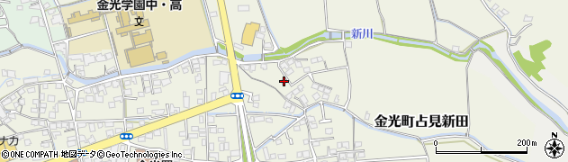 岡山県浅口市金光町占見新田939-7周辺の地図
