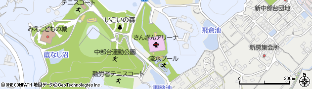 さんぎんアリーナ（松阪市総合体育館）周辺の地図
