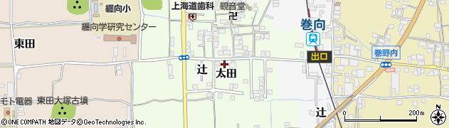 奈良県桜井市太田111周辺の地図
