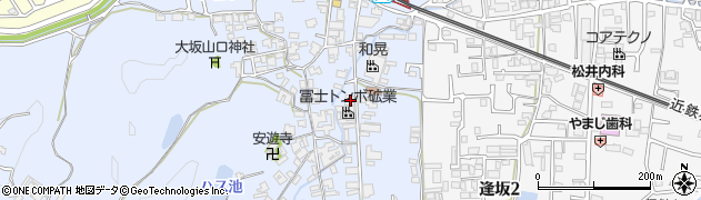 奈良県香芝市穴虫1185周辺の地図