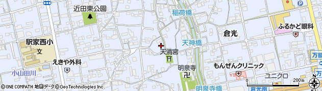 広島県福山市駅家町倉光622周辺の地図
