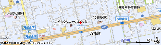 広島県福山市駅家町万能倉816周辺の地図