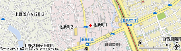 大阪府堺市西区北条町周辺の地図