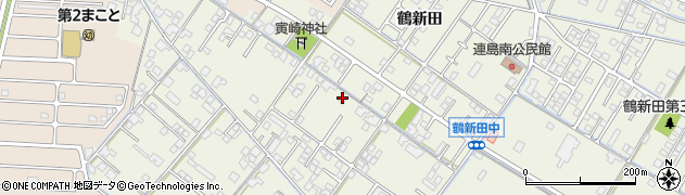 岡山県倉敷市連島町鶴新田849周辺の地図