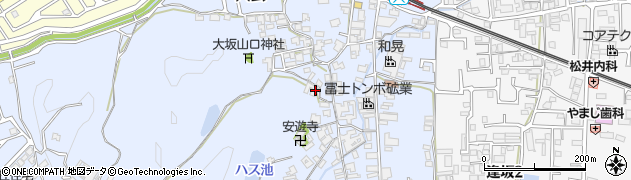 奈良県香芝市穴虫1084周辺の地図