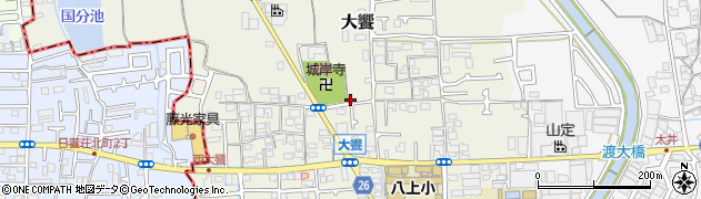 大阪府堺市美原区大饗216周辺の地図