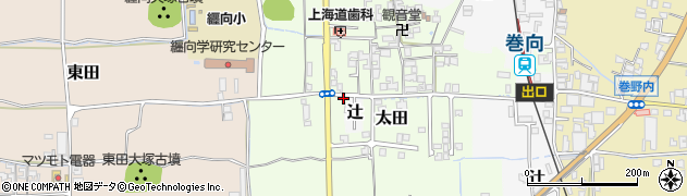 奈良県桜井市太田122周辺の地図