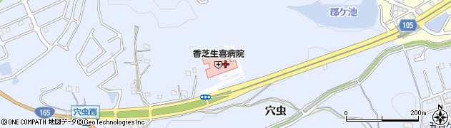 奈良県香芝市穴虫3300周辺の地図