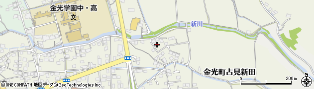 岡山県浅口市金光町占見新田939-5周辺の地図