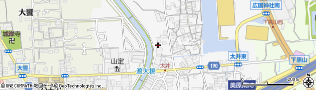 大阪府堺市美原区太井266周辺の地図
