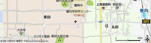奈良県桜井市東田258周辺の地図