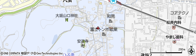 奈良県香芝市穴虫1162周辺の地図