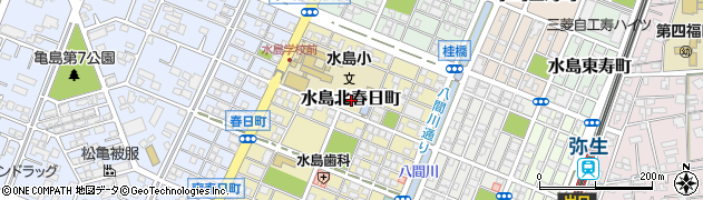 岡山県倉敷市水島北春日町周辺の地図