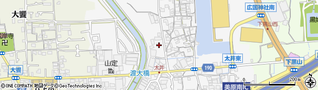 大阪府堺市美原区太井269周辺の地図