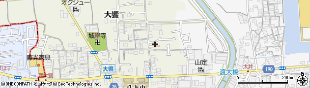大阪府堺市美原区大饗81周辺の地図