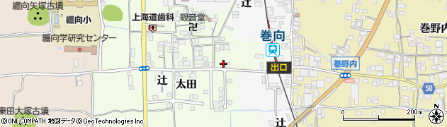 奈良県桜井市太田179周辺の地図