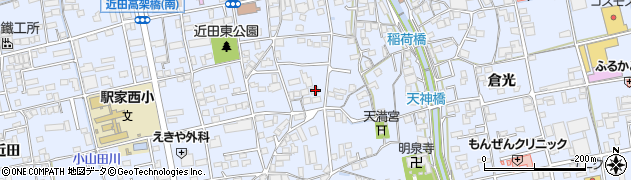 広島県福山市駅家町倉光577周辺の地図