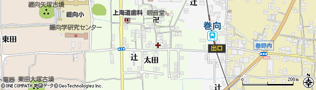 奈良県桜井市太田167周辺の地図