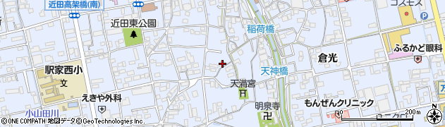 広島県福山市駅家町倉光626周辺の地図
