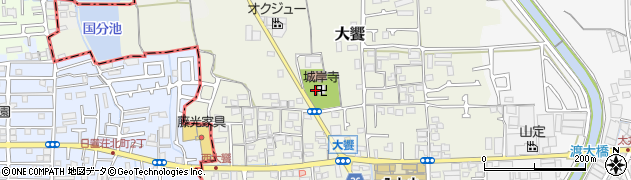 大阪府堺市美原区大饗326周辺の地図