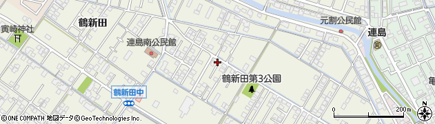 岡山県倉敷市連島町鶴新田1095-11周辺の地図