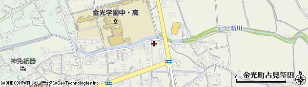 岡山県浅口市金光町占見新田674周辺の地図