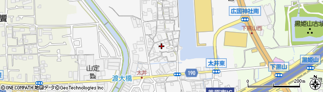大阪府堺市美原区太井288周辺の地図