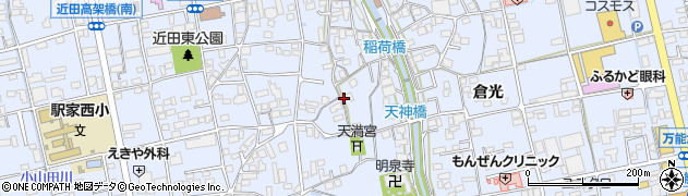 広島県福山市駅家町倉光667周辺の地図
