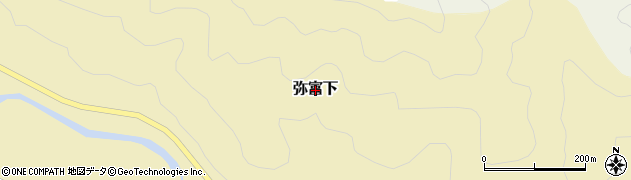 山口県萩市弥富下周辺の地図