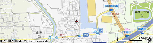 大阪府堺市美原区太井331周辺の地図