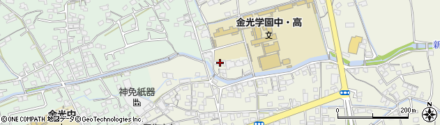 岡山県浅口市金光町占見新田1373周辺の地図